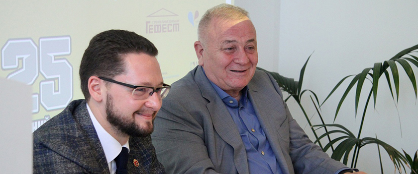 Президент БК «БИПА-Одесса» Пантелеймон Бумбурас встретился с командой